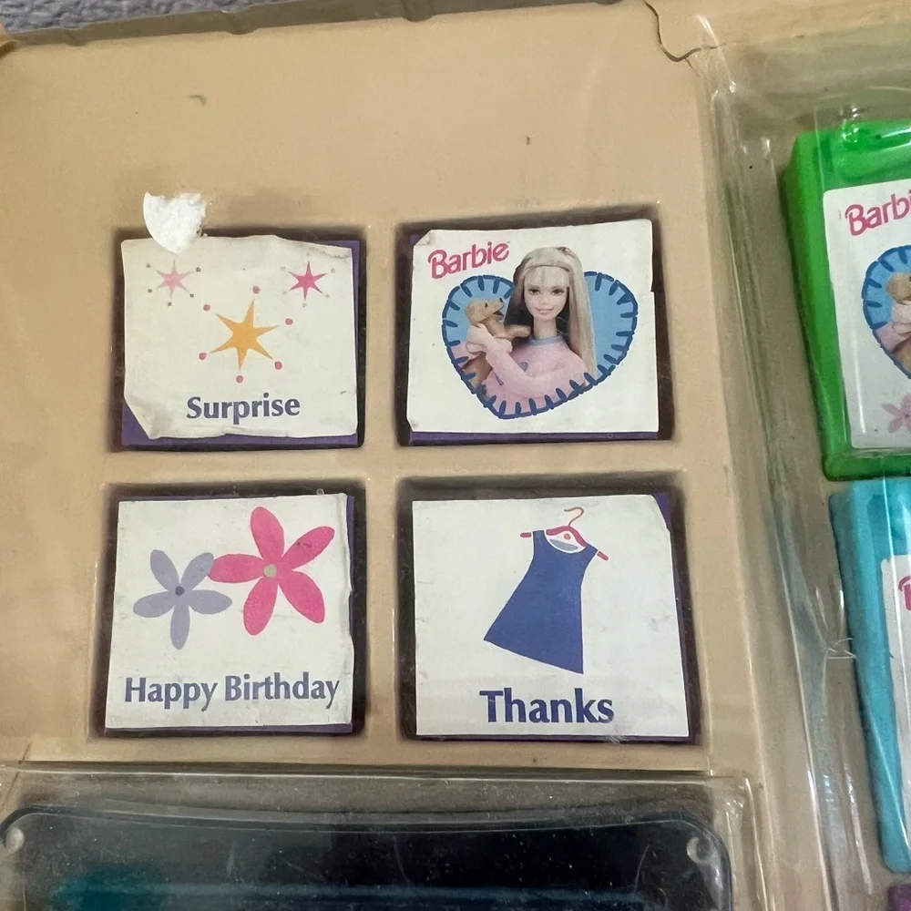 Vintage Barbie ink‎ stamps